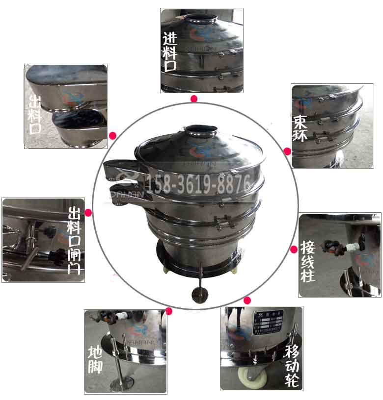 振動篩分機(jī)細(xì)節(jié)圖